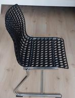 6 design Stoelen Ton Haas Moiré, Huis en Inrichting, Stoelen, Ophalen, Zwart, Kunststof