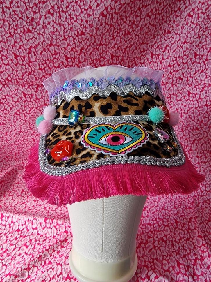 Gepimpte pet, Kleding | Dames, Carnavalskleding en Feestkleding, Nieuw, Carnaval, Ophalen of Verzenden