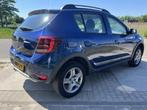 Dacia Sandero 0.9 TCe 90PK Stepway /Navigatie/ Mooie KM stan, Voorwielaandrijving, Stof, Blauw, Bedrijf