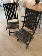 Opklapbare tuinstoelen - set van 2, Antiek en Kunst, Ophalen