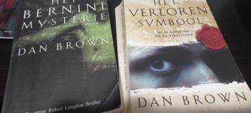 3x Dan Brown: Da Vinci Code, Bernini Mysterie, Verloren Sym. beschikbaar voor biedingen