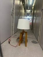 Lamp met houten poten, Huis en Inrichting, Ophalen, Minder dan 50 cm