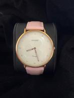Oozoo horloge roze met goud zonder batterij, Overige merken, Leer, Staal, Polshorloge