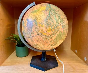 Vintage Scan-Globe A/S Denmark wereldbol 1970 jaren 70 retro beschikbaar voor biedingen
