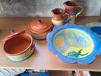 Portugees servies in prachtige kleuren, Antiek en Kunst, Antiek | Keramiek en Aardewerk, Ophalen of Verzenden