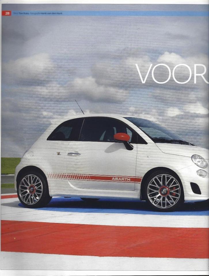 Autovisie test Fiat Punto Abarth versus 500 Abarth, Boeken, Auto's | Folders en Tijdschriften, Gelezen, Overige merken, Ophalen of Verzenden