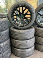 22 inch Zwarte Dodge RAM velgen + banden 285/45R22, Ophalen, Gebruikt, 285 mm, Banden en Velgen