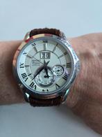Seiko Premier Kinetic Perpetual, Sieraden, Tassen en Uiterlijk, Horloges | Heren, Seiko, Staal, Ophalen of Verzenden, Leer