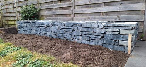 Stapelstenen Excluton - stone walling / stonewalling grezzo, Tuin en Terras, Bielzen en Borders, Nieuw, Beton, Minder dan 100 cm