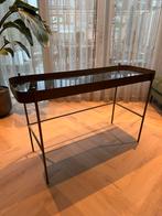 Sidetable brons, Huis en Inrichting, Tafels | Sidetables, Ophalen, 100 tot 150 cm, Zo goed als nieuw, Metaal