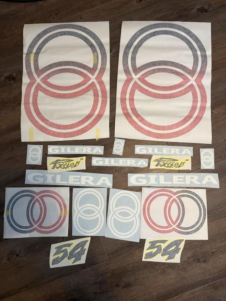 Gilera Stickers Set - Nieuw!, Fietsen en Brommers, Brommers | Tuning en Styling, Nieuw, Ophalen of Verzenden