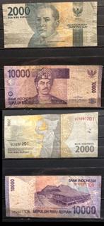 Indonesië 2000 + 10000 Rupiah 2016-2010 Biljet r-14 jdu, Ophalen of Verzenden, Zuidoost-Azië, Setje