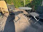 bistro tuinzetje, Tuin en Terras, Ophalen of Verzenden, Gebruikt, Metaal