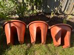 Te koop: 3x Elho plantenpot – terracotta kleur, Tuin en Terras, Planten | Tuinplanten, Ophalen of Verzenden, Zomer, Overige soorten