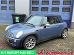 Mini Cabrio 1.6 Cooper l Leer l Navi l 2 sets velgen l, Voorwielaandrijving, Gebruikt, Zwart, 4 cilinders