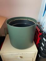 Grote groene pot met binnenpot, Tuin en Terras, Kunststof, Rond, Ophalen of Verzenden, Zo goed als nieuw