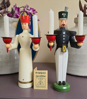 Originele Kerst decoraties uit het Erzgebergte apart te koop beschikbaar voor biedingen