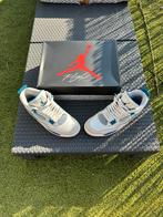 Jordan 4 military blue, Ophalen of Verzenden, Zo goed als nieuw, Blauw
