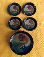 5 prachtig antieke wandbordjes Gouda Holland, Antiek en Kunst, Antiek | Wandborden en Tegels, Ophalen