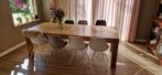 Eettafel, Huis en Inrichting, Tafels | Eettafels, Ophalen, Gebruikt, Eikenhout, 200 cm of meer