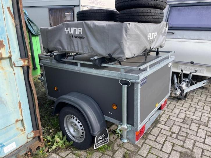 Sheepie Yuna Mini daktent op bagagekar enkelasser, Caravans en Kamperen, Tenten, tot en met 2, Zo goed als nieuw, Ophalen