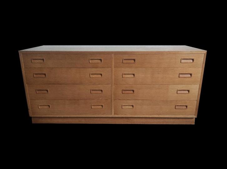 Geweldige vintage Deens design Poul Hundevad ladekast, Huis en Inrichting, Kasten | Ladekasten, Gebruikt, Minder dan 100 cm, 100 tot 150 cm