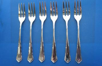 Zilveren taartvorken model Chippendale 2100. beschikbaar voor biedingen