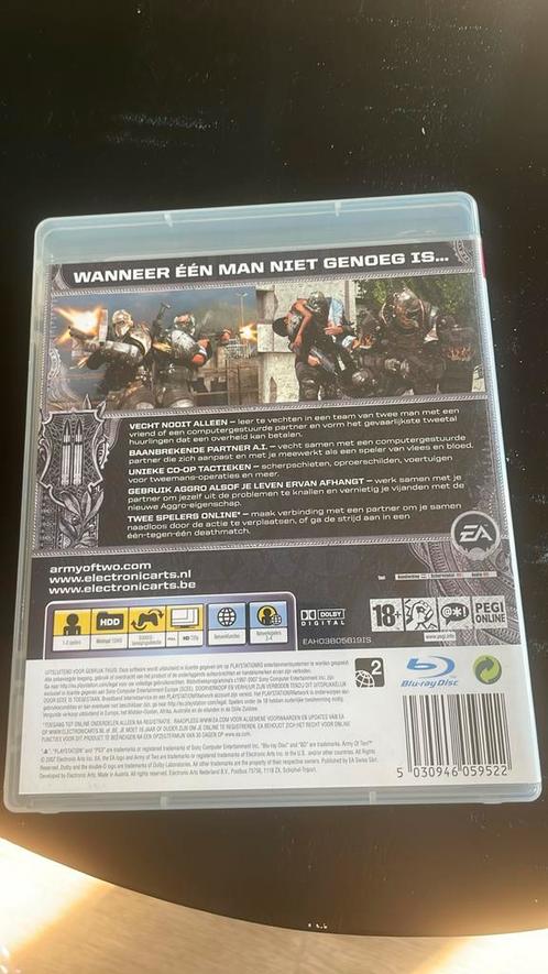 Army of Two (Playstation 3), Spelcomputers en Games, Games | Sony PlayStation 3, Zo goed als nieuw, Shooter, 1 speler, Vanaf 18 jaar