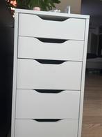 IKEA ALEX LADEKAST, Huis en Inrichting, Kasten | Ladekasten, Ophalen, Minder dan 50 cm, 5 laden of meer, Zo goed als nieuw