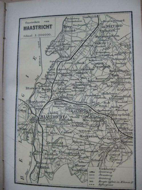 K 22 / Maastricht  Litho 1887, Antiek en Kunst, Kunst | Litho's en Zeefdrukken, Ophalen of Verzenden