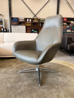 Nieuw Pode Spot Two Fauteuil Groen leer Design draai stoel, Nieuw, Ophalen of Verzenden, Pode, Leer