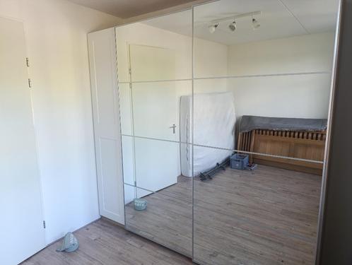 PAX kledingkast met AULI spiegel schuifdeuren, lades & licht, Huis en Inrichting, Kasten | Kledingkasten, Zo goed als nieuw, 200 cm of meer