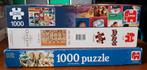 Jumbo puzzels: 3 x 1000 stukjes, Hobby en Vrije tijd, Denksport en Puzzels, Ophalen of Verzenden, 500 t/m 1500 stukjes, Legpuzzel