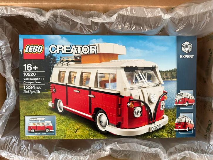 NIEUW/ONGEOPEND LEGO Creator Volkswagen T1 Camper Van 10220, Kinderen en Baby's, Speelgoed | Duplo en Lego, Nieuw, Lego, Complete set