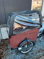 Nette Babboe bakfiets (niet elektrisch) met regenhuif, 53 tot 56 cm, Ophalen of Verzenden, Zo goed als nieuw, Handrem