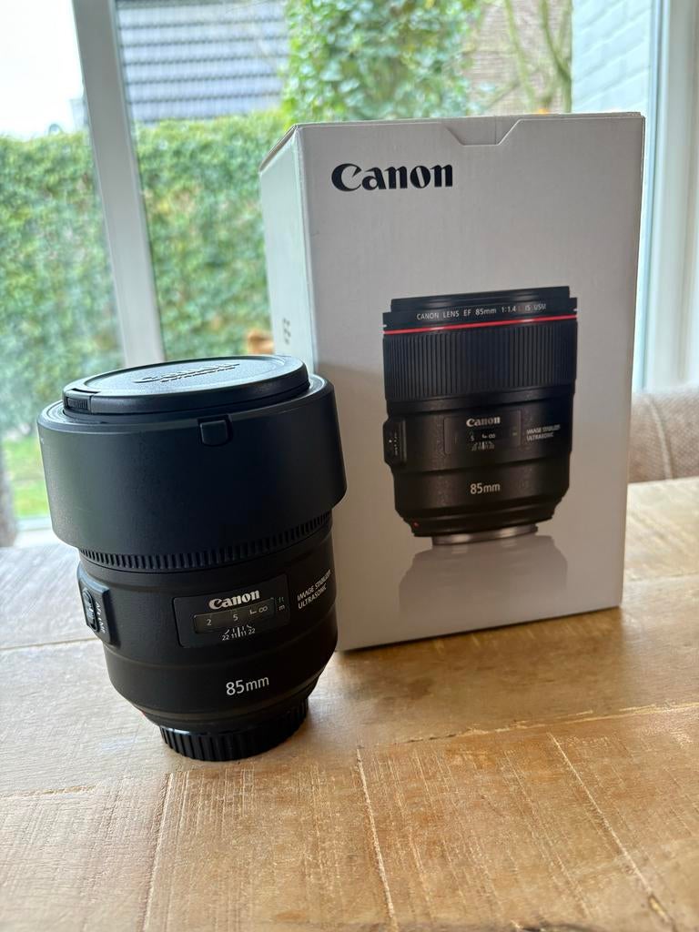 Canon EF 85mm f/1.4L IS USM - Toplens in perfecte staat!, Audio, Tv en Foto, Fotografie | Lenzen en Objectieven, Ophalen, Gebruikt