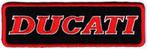 Ducati stoffen opstrijk patch embleem #5, Ophalen of Verzenden, Nieuw