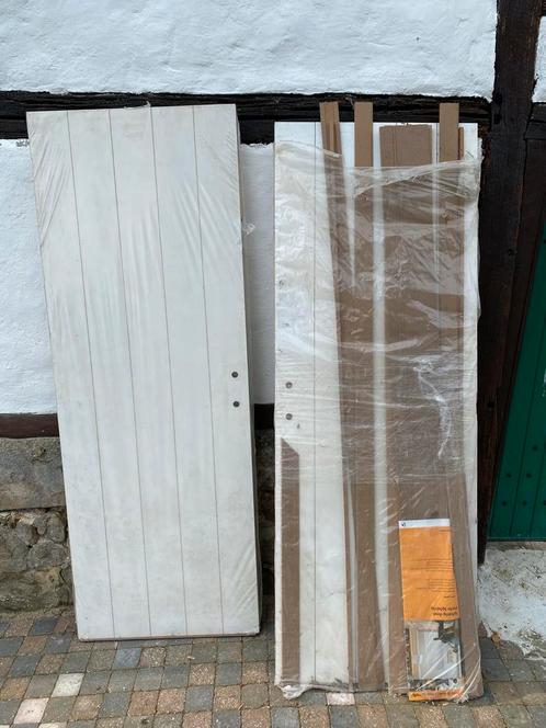 2 Nieuwe Boeren Fermette Deuren 2.01x0.73 Samen voor €100, Doe-het-zelf en Verbouw, Deuren en Horren, Nieuw, Binnendeur, 200 tot 215 cm