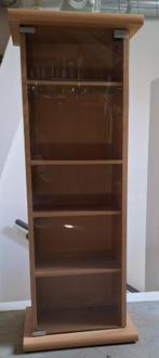Boekenkast met glazen deur, Ophalen, Met deur(en), Glas, 50 tot 100 cm
