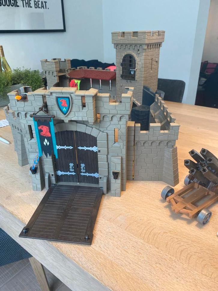 Playmobil Kasteel Stier - Jongens, Kinderen en Baby's, Speelgoed | Playmobil, Zo goed als nieuw, Complete set, Ophalen