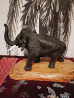 Chinese bronzen Okimono olifant gestempeld, Ophalen of Verzenden, Brons