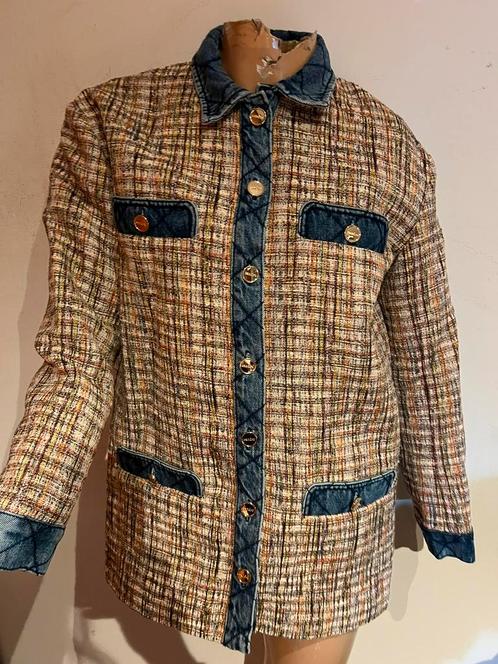 SANDRO jas maat s  origineel ZGAN, Kleding | Dames, Jassen | Zomer, Zo goed als nieuw, Maat 36 (S), Beige, Ophalen of Verzenden