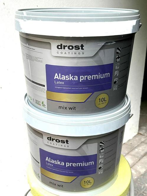 Drost Coatings Alaska Premium Light Honey (mix wit) +/- 13L, Doe-het-zelf en Verbouw, Verf, Beits en Lak, Nieuw, Verf, 10 tot 15 liter