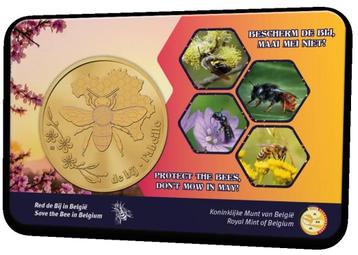 Coincard België 2024 € 2,50 munt "De Bij in Belgie" in BU. beschikbaar voor biedingen