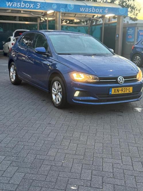 Volkswagen Polo 1.0 TSI 95PK 5D Bluemotion 7-DSG 2018 Blauw, Auto's, Volkswagen, Bedrijf, Polo, ABS, Adaptieve lichten, Adaptive Cruise Control