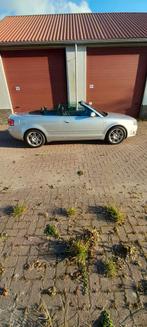 Audi A4 2.0 Tfsi 147KW Cabrio AUT 2008 Grijs zwart leder, Zwart, 4 cilinders, 4 stoelen, A4