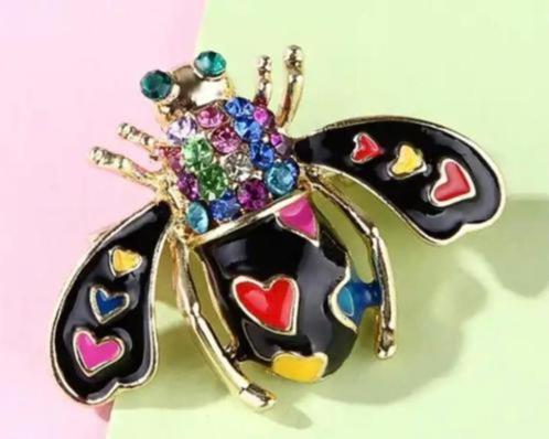 GRATIS VERZENDEN! Insecten Broche, Moederdag CADEAUTIP!, Sieraden, Tassen en Uiterlijk, Broches, Nieuw, Overige materialen, Overige kleuren