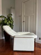 DS50 de Sede witte leren relaxstoel, Huis en Inrichting, Ophalen, Design Zwitsers, Zo goed als nieuw, 75 tot 100 cm