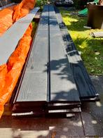 19 Nieuwe Geïmpregneerde Zwarte Houten Rabat Planken 5 meter, Doe-het-zelf en Verbouw, Hout en Planken, 25 tot 50 mm, Nieuw, Plank