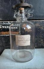 franse  apothekersfles met etiket, Ophalen of Verzenden